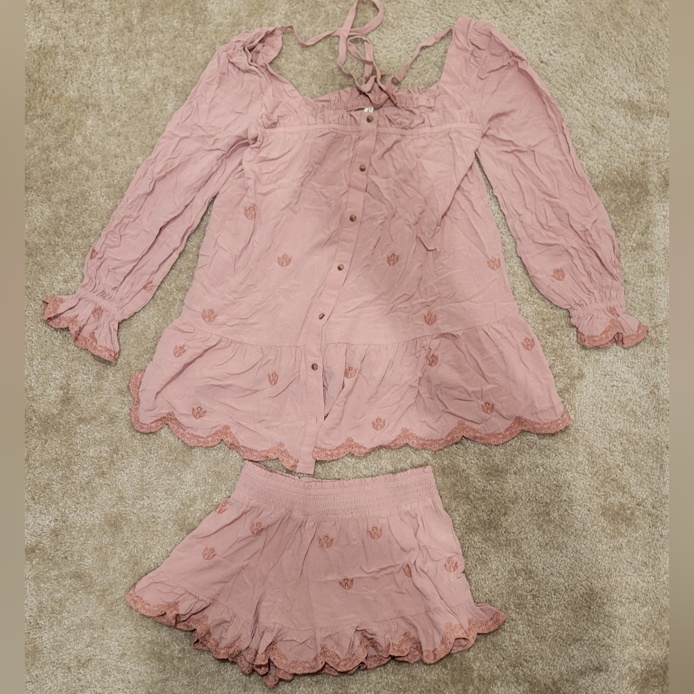 Pink Women's Intimate Set